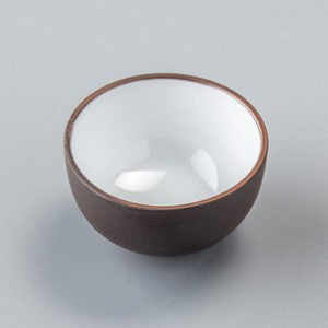 6pcs/lot Chinese tea cup 25ml marked porcelain purple clay small cup ceramic cup
