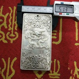1PC Tibetan Silver Tibet Statue Chinese Zodiac Amulet Thangka Feng shui