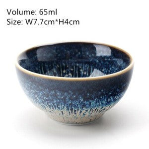 Creative Tea Cup Multi-size Kungfu Tea Cup For Pu'er Tea Jian Zhan Tian Mu Glaze
