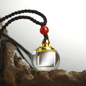 Stainless Steel Chinese zodiac Airtight Container Pendant Necklace Chain Gifts