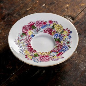 Boutique Tea Cup With Coaster Chinese Jingdezhen Town Porcelain Cup Saucer New