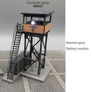 1:72 German Military Watchtower Model Military Scenario Module Alloy Finished