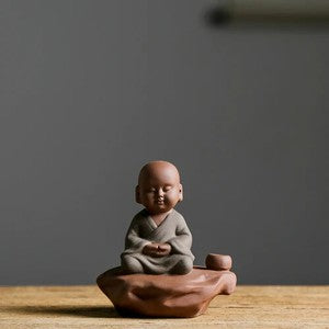 Ceramic Small Monk Tea Pet Tea Table Decoration Tea Set Tea Table Decoration