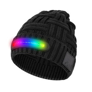 Night outdoor adventure lighting Bluetooth LED lamp cap and making phone calls