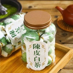 80g/125g/250g Tangerine Peel White Tea Ball Chinese Shoumei Organic White Tea