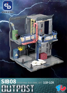 Fresh RetroTower Fortification IRON NET BASE Scene for Model Figure 1:18 SIB