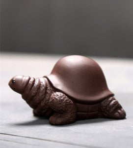 creative tea pet yixing zisha purple clay ornament tea play ox table decoration