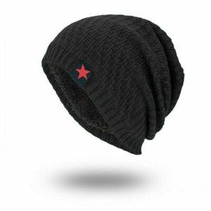 Fashion Soft Cap Men's Hat Beanie Hat Autumn Winter Cap Wool Knitted Warm Hats