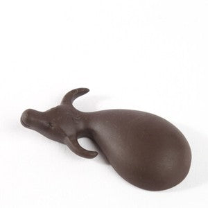 Small Buffalo Yixing Zisha Purple Clay Tea Pet House Table Decoration Tea Play