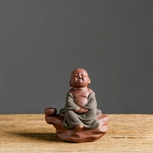 Ceramic Small Monk Tea Pet Tea Table Decoration Tea Set Tea Table Decoration