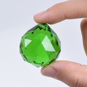 40mm Crystal Facted Ball Chandelier Glass Prism Pendant Wedding Decor Gift