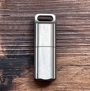 Titanium Waterproof Medicine Pill Bottles Necklace Pendants Perfume Bottles Box