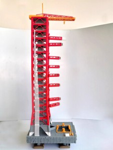1/400 Saturn-5 Launching Tower Frame Model Rocket Painted Model Set Toy Gifts