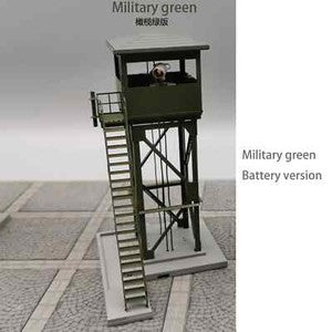 1:72 German Military Watchtower Model Military Scenario Module Alloy Finished