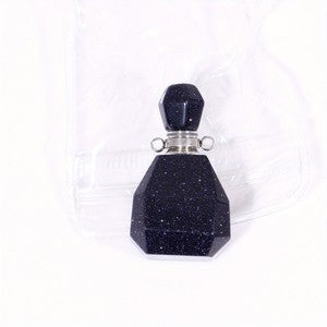 1pc Natural Crystal Perfume Bottle DIY Fashion Exquisite Pink Tiger's Eye