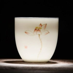 Teacups Drinkware Chinese Kung Fu Tea Cup Ceramic Porcelain Tea Set Accessories