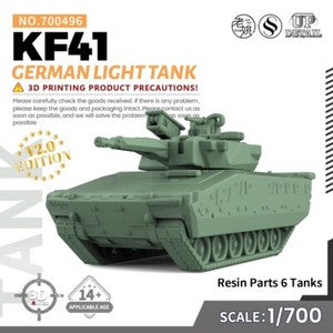 SSMODEL SS496 1/200/350/700 Military Model Kit German KF41 Light Tank