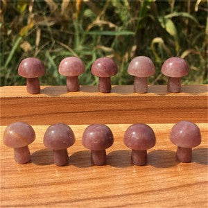A lot 15MM+ Natural mushroom Quartz Crystal Carved Polishing Wholesale Healing-5
