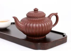 430cc chinese Yixing Handmade Zisha Dicaoqing clay Teapot JinNang Hu Tea Pot