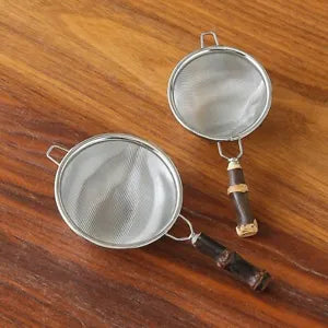 Bamboo Handle Stainless Steel Tea Filter|Tea Accessories|Tea Infuser
