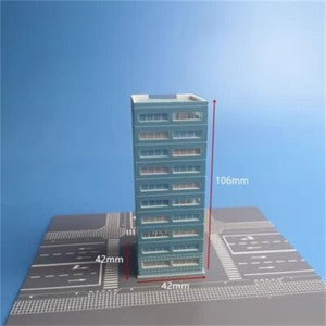 1/300 Scale Railway Station Scene Building City High-Rise Building Model Toy