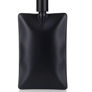 Creative stainless steel wine flask, 6 oz, wavy design, portable for outdoor use