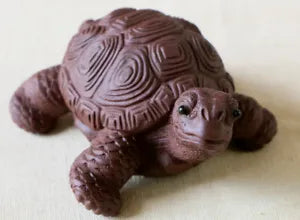 chinese yixing zisha tea pet turtle decoration Purple Clay longevity turtles