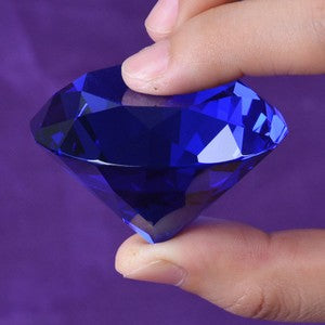 50mm Crystal Paperweight Glass Art Large Giant Diamond Decor Centerpiece Gifts