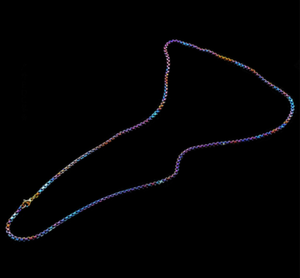New Pure Titanium Alloy Necklace Chain Dog Tag Pendant Chain Necklace