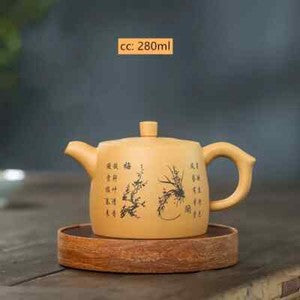 200ml/280ml Yixing Purple Clay Tea Pot Ore Section Kettle Handmade Zisha Teapot