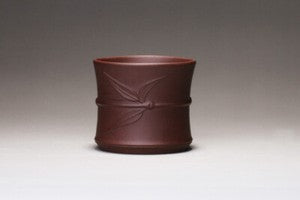China Puer Tea Real Yixing Zisha Tea Cup Marked Bamboo Relief Master Cup of Tea