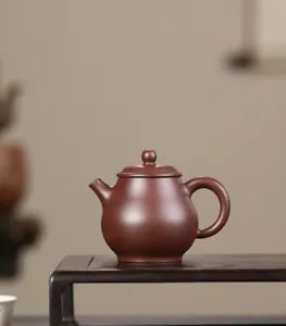 125cc chinese Yixing Handmade Zisha teapot Purple clay Pear Hu Gongfu Tea Pot