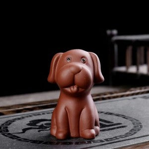 Yixing Zisha Ceramic Pottery Handmade Fengshui Zodiac 12 Animal Tea Pet Statue