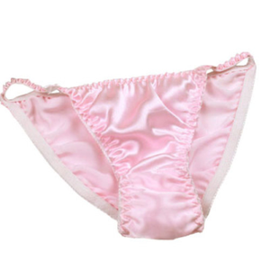 2pack Womens 100% Silk Low-Rise Bikinis Knickers Underwear Cheeky Hipster Briefs