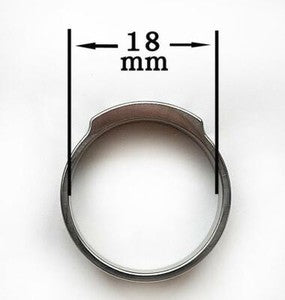 New TC4 Titanium Alloy Ring CNC Made Men Women Finger Rings Gift