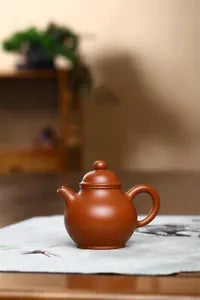 150cc chinese Yixing Handmade Zisha teapot Zhuni QiuShui Gongfu Hu Tea Pot