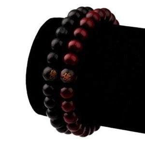 1Pc Men Wood Beads Bracelet Buddhist Buddha Bangles Women Meditation Bracelets