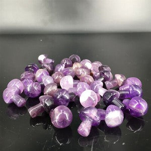 A lot 15MM+ Natural mushroom Quartz Crystal Carved Polishing Wholesale Healing-5