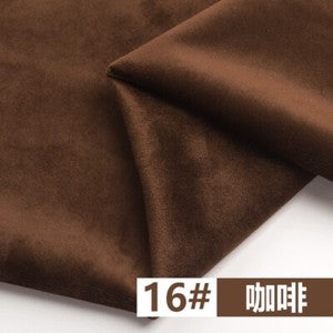 Thick Dutch Velvet Plush Cloth Upholstery Sofa Pillow Head Diy Velour fabric