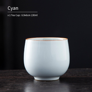 Ceramic Tea Cup Chinese Kung Fu Tea Cup 130ml