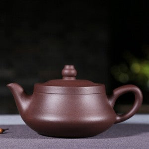 Original Ore Real Yixing Zisha Tea Pot Marked Hand Carved Master Cup Purple Clay