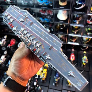 Chinese Aircraft Carrier Liaoning/Fu Jian Alloy Ship Static Finished Model W/Box