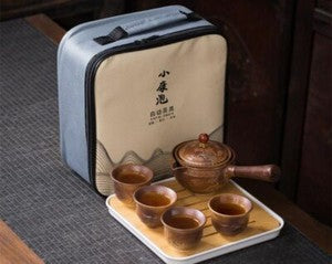 Chinese Automatic Rotating Kung Fu Tea Ceremony Set For Home Portable Drinkware
