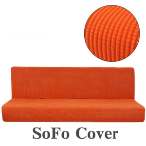 Waterproof Stretch Sofa Bed Cover Full Folding Armless Elastic Futon Slipcover