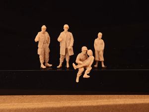1/72/48/35/87/100/144 World War II US Army 5-person team