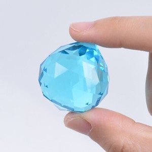 40mm Crystal Facted Ball Chandelier Glass Prism Pendant Wedding Decor Gift