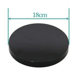 Handmade Obsidian Scrying Mirror Natural Stone Disc Ritual Healing Reiki Crystal
