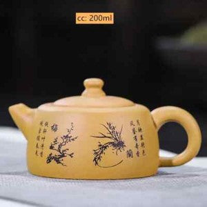 200ml/280ml Yixing Purple Clay Tea Pot Ore Section Kettle Handmade Zisha Teapot