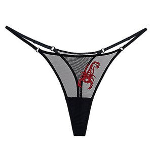 Sexy Womenthongs Mesh G-String Underwear Low Waist See Through Panties G-String