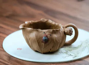 chinese handmade Yixing ZiSha Clay HeYe GongDaoBei Kungfu tea pitcher 180cc